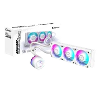 GIGABYTE AORUS WATERFORCE X II 360 ICE Refroidisseur liquide pour processeur AIO - 3x ventilateurs ARGB de 120 mm, écran LCD en couleur, DAISY-CHAIN, compatible avec Intel LGA 1851 et AMD AM5