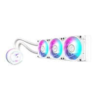 GIGABYTE AORUS WATERFORCE X II 360 ICE Refroidisseur liquide pour processeur AIO - 3x ventilateurs ARGB de 120 mm, écran LCD en couleur, DAISY-CHAIN, compatible avec Intel LGA 1851 et AMD AM5 - 3