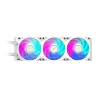 GIGABYTE AORUS WATERFORCE X II 360 ICE Refroidisseur liquide pour processeur AIO - 3x ventilateurs ARGB de 120 mm, écran LCD en couleur, DAISY-CHAIN, compatible avec Intel LGA 1851 et AMD AM5 - 4