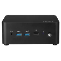 MSI Cubi NUC 13MQG-070EU Intel® Core™ i7 i7-1365U 16 Go DDR5-SDRAM 1 To SSD Windows 11 Pro Mini PC Noir - 13
