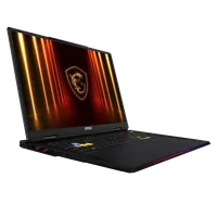 MSI Raider 18 HX AI A2XWJG-602FR Intel Core Ultra 9 285HX Ordinateur portable 45,7 cm (18") UHD+ 64 Go DDR5-SDRAM 4 To SSD NVIDIA GeForce RTX 5090 Wi-Fi 7 (802.11be) Windows 11 Pro Français Noir - 9