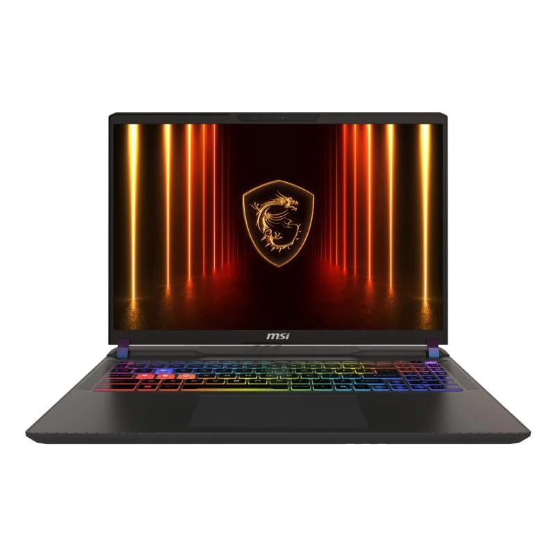 MSI Vector 16 HX AI A2XWHG-495FR Intel Core Ultra 9 275HX Ordinateur portable 40,6 cm (16") Quad HD+ 32 Go DDR5-SDRAM 1 To SSD NVIDIA GeForce RTX 5070 Ti Wi-Fi 7 (802.11be) Windows 11 Home Français Gris