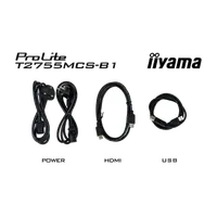 iiyama ProLite T2755MSC-B1 écran plat de PC 68,6 cm (27") 1920 x 1080 pixels Full HD LED Écran tactile Dessus de table Noir - 12