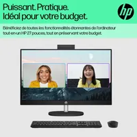 HP All-in-One 27-cr0076nf PC AMD Ryzen™ 7 7730U 68,6 cm (27") 1920 x 1080 pixels 32 Go DDR4-SDRAM 1 To SSD Windows 11 Home Wi-Fi 6 (802.11ax) Blanc - 5