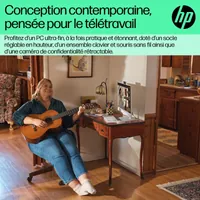 HP All-in-One 24-cr0089nf PC AMD Ryzen? 7 7730U 60,5 cm (23.8") 1920 x 1080 pixels 16 Go DDR4-SDRAM 512 Go SSD Windows 11 Home Wi-Fi 6 (802.11ax) Blanc - 5