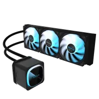 GIGABYTE EAGLE 360 Système de Refroidissement Liquide pour CPU - 3x120mm Ventilateurs ARGB, écran LCD couleur, DAISY-CHAIN, Compatible Intel LGA 1851 et AMD AM5 - 2