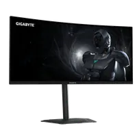 GIGABYTE G34WQC2 Moniteur Gaming Incurvé 34” WQHD - 3440 x 1440, 1500R, 200Hz, 1ms, 450 cd/m², AMD FreeSync Premium, DisplayHDR 400, HDMI 2.0, Displayport 1.4 - 3