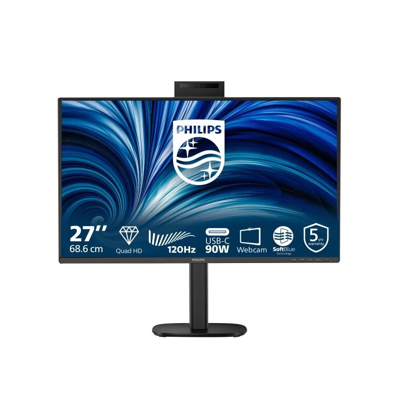 Philips 3000 series 27B2U3601H/00 écran plat de PC 68,6 cm (27") 2560 x 1440 pixels Quad HD LCD Noir