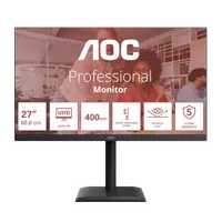 AOC E4 U27E4CV écran plat de PC 68,6 cm (27") 3840 x 2160 pixels 4K Ultra HD LED Noir - 1