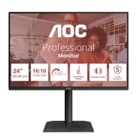 AOC E4 X24E4U écran plat de PC 61 cm (24") 1920 x 1200 pixels Full HD LED Noir - 1