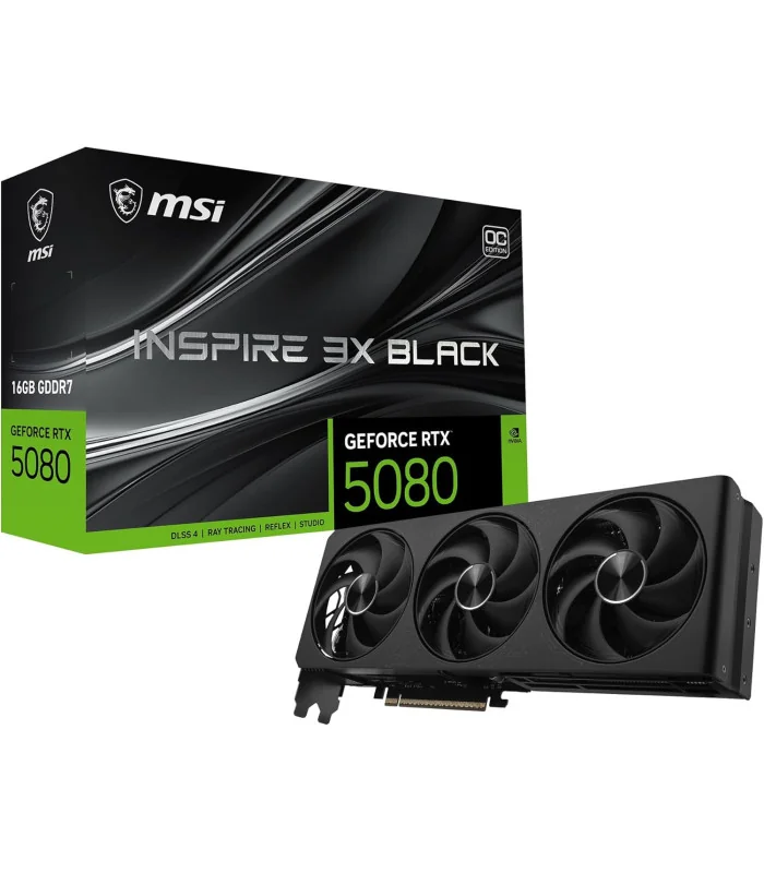 MSI RTX 5080 16G INSPIRE 3X OC BLACK