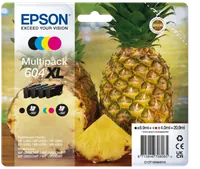 Epson 604XL cartouche d'encre 4 pièce(s) Original Rendement élevé (XL) Noir, Cyan, Magenta, Jaune