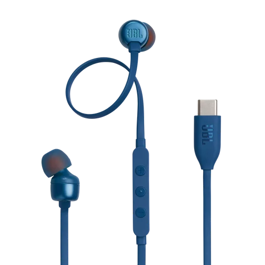 JBL Tune 310C USB Casque Avec fil Ecouteurs Appels/Musique USB Type-C Bleu