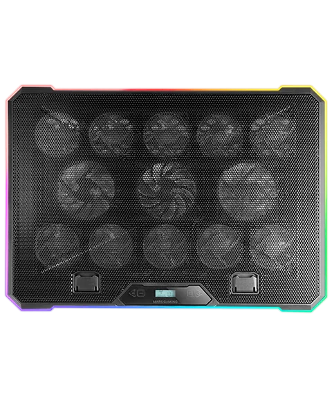 Mars Gaming MNBC13 système de refroidissement pour ordinateurs portables 43,2 cm (17") Noir