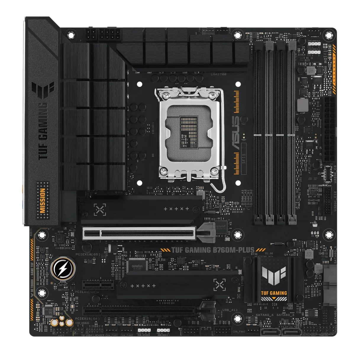 ASUS TUF GAMING B760M-PLUS Intel B760 LGA 1700 micro ATX