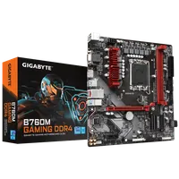 GIGABYTE B760M GAMING DDR4 Carte Mère - Prend en charge les processeurs Intel Core de 14e génération, VRM numérique 6+2+1 phases, jusqu'à 5333MHz DDR4 (OC), 2xPCIe 4.0 M.2, LAN 2.5GbE, USB 3.2 Gen1