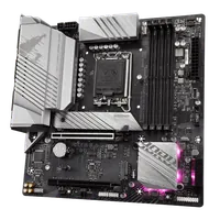 GIGABYTE B760M AORUS ELITE AX Carte Mère - Compatible avec les processeurs Intel Core 14e génération, VRM numérique 12*+1+1 phases, jusqu'à 7800MHz DDR5 (OC), 2x PCIe 4.0 M.2, Wi-Fi 6E, 2.5GbE LAN, USB 3.2 Gen 2 - 2