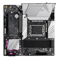 GIGABYTE B760M AORUS ELITE AX Carte Mère - Compatible avec les processeurs Intel Core 14e génération, VRM numérique 12*+1+1 phases, jusqu'à 7800MHz DDR5 (OC), 2x PCIe 4.0 M.2, Wi-Fi 6E, 2.5GbE LAN, USB 3.2 Gen 2 - 5