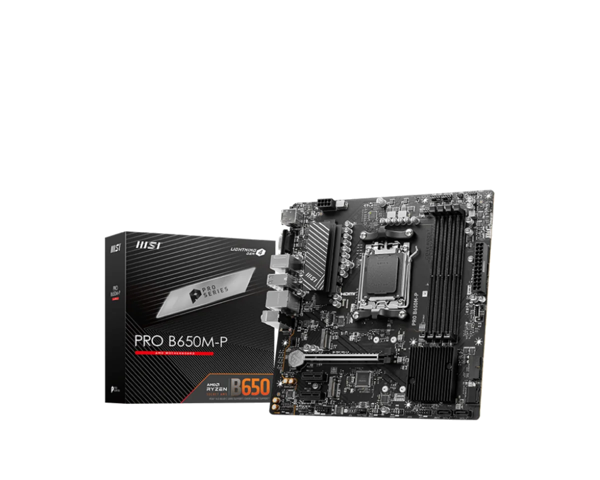 MSI PRO B650M-P carte mère AMD B650 Emplacement AM5 micro ATX