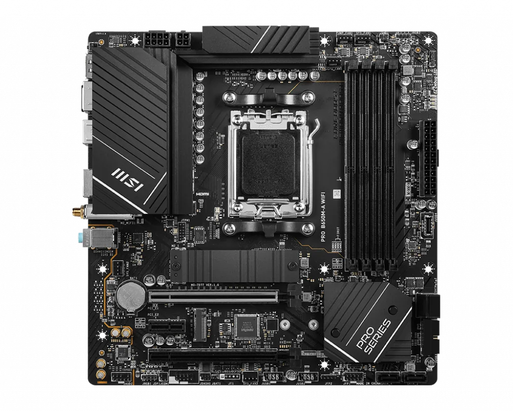 MSI PRO B650M-A WIFI AMD B650 Emplacement AM5 micro ATX