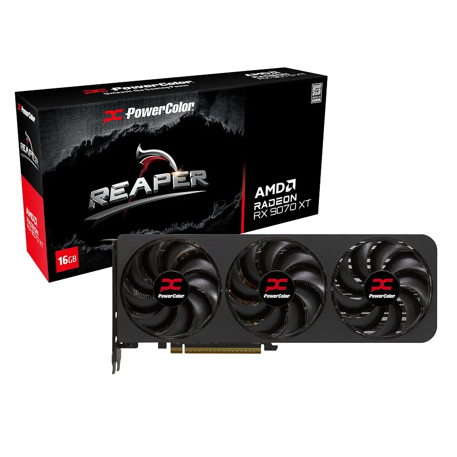 Carte Graphique PowerColor Radeon RX 9070 XT Reaper