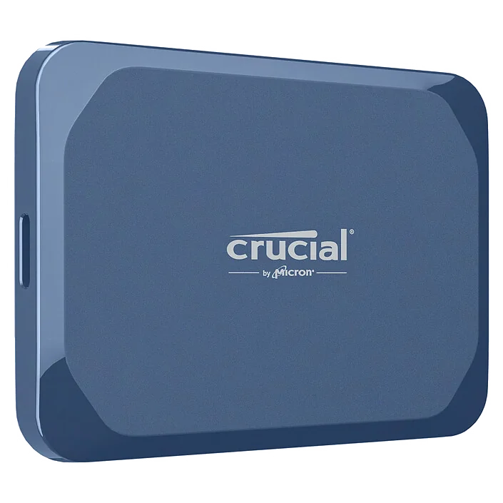Disque SSD externe Crucial X10 - 1To (Bleu)