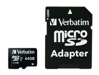 Verbatim Premium 64 Go MicroSDXC Classe 10