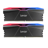 Kit Barrettes mémoire 32Go (2x16Go) DIMM DDR5 Lexar Ares RGB  6400MHz (Noir) - 2
