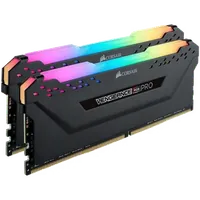 Kit Barrettes mémoire 32Go (2x16Go) DIMM DDR4 Corsair Vengeance Pro RGB  2666Mhz (Noir) - 2