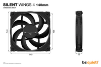 be quiet! Silent Wings 4 140 mm | Ventilateur PC - 5