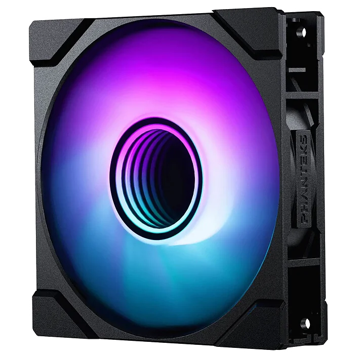 Ventilateur de boitier Phanteks M25 Gen2 Reverse RGB - 14cm (Noir)