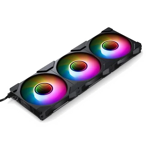 Lot de 3 Ventilateurs de boitier Phanteks M25 Gen2 RGB - 14cm (Noir)