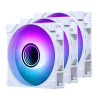 Lot de 3 Ventilateurs de boitier Phanteks M25 Gen2 Reverse RGB - 12cm (Blanc) - 2