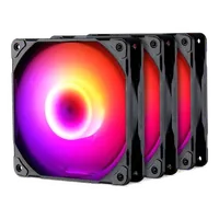 Lot de 3 Ventilateurs de boitier Phanteks M25 Gen2 Reverse RGB - 14cm (Noir) - 2