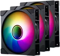 Lot de 3 Ventilateurs de boitier Phanteks M25 Gen2 Reverse RGB - 14cm (Noir) - 3