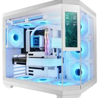 Mars Gaming MC3TCORELCDW unité centrale Midi Tower Blanc