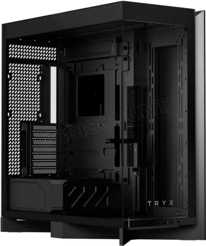 Boitier Moyen Tour ATX Tryx Flova F50 avec panneau vitré (Noir)