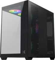 Boitier Moyen Tour ATX Xigmatek Aqua V Air H23A RGB avec panneaux vitrés (Noir)