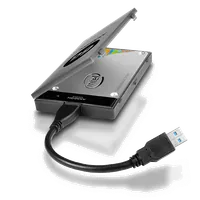 Axagon ADSA-1S6 Boîtier de disques de stockage Boîtier disque dur/SSD Noir 2.5" - 2