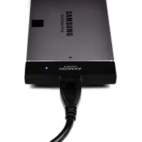 Axagon ADSA-1S6 Boîtier de disques de stockage Boîtier disque dur/SSD Noir 2.5" - 8