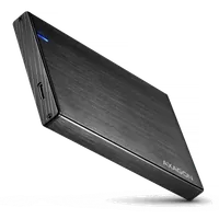 Axagon EE25-XA6C Boîtier de disques de stockage Boîtier disque dur/SSD Noir 2.5"