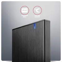 Axagon EE25-XA6C Boîtier de disques de stockage Boîtier disque dur/SSD Noir 2.5" - 4