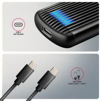 Axagon Enceinte ssd Gris, Noir M.2 - 6