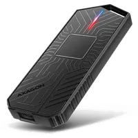 Axagon EEM2-GAM, USB-C 10Gbps - NVMe & SATA SSD GAME M.2 box, bezšroubkový Enceinte ssd Noir - 2