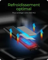 ICY BOX IB-1807MT-C31 Enceinte ssd Noir M.2 - 8