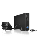 ICY BOX IB-377U3 Boîtier HDD Noir 3.5" - 3