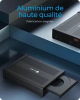 ICY BOX IB-525-U3 boîtier de lecteur de disque optique 13,3 cm (5.25") SATA III Noir - 4