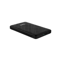 TooQ TQE-2500B Boîtier de disques de stockage Boîtier disque dur/SSD Noir 2.5" - 2