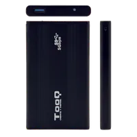 TooQ TQE-2524B Boîtier de disques de stockage Boîtier HDD Noir 2.5" - 3