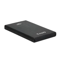 TooQ TQE-2522B Boîtier de disques de stockage Boîtier HDD Noir 2.5"